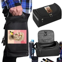functional travel cosmetic bag unisex hanging makeup case necessaries organizer storage pouch toiletry bag funny pattern
