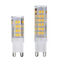 g9 led lamp ac220v 5w 7w 9w 12w ceramic smd2835 led lamp warmcold white spotlight replaces halogen lamp