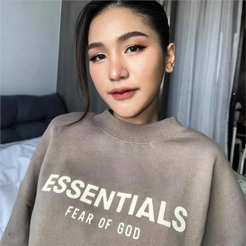 

O-Nek Flocking Printing Casual Fashion Sweatshirts 2022 Autumn And Winter Man New High Street Hip Hop Long Sleeve Sweatshirts
