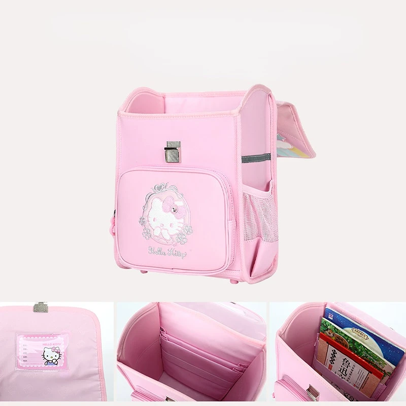Hello Kitty Primary School Student Schoolbag Spine Protection Burden Relief Girl Backpack Lightweight Cartoon Backpack
