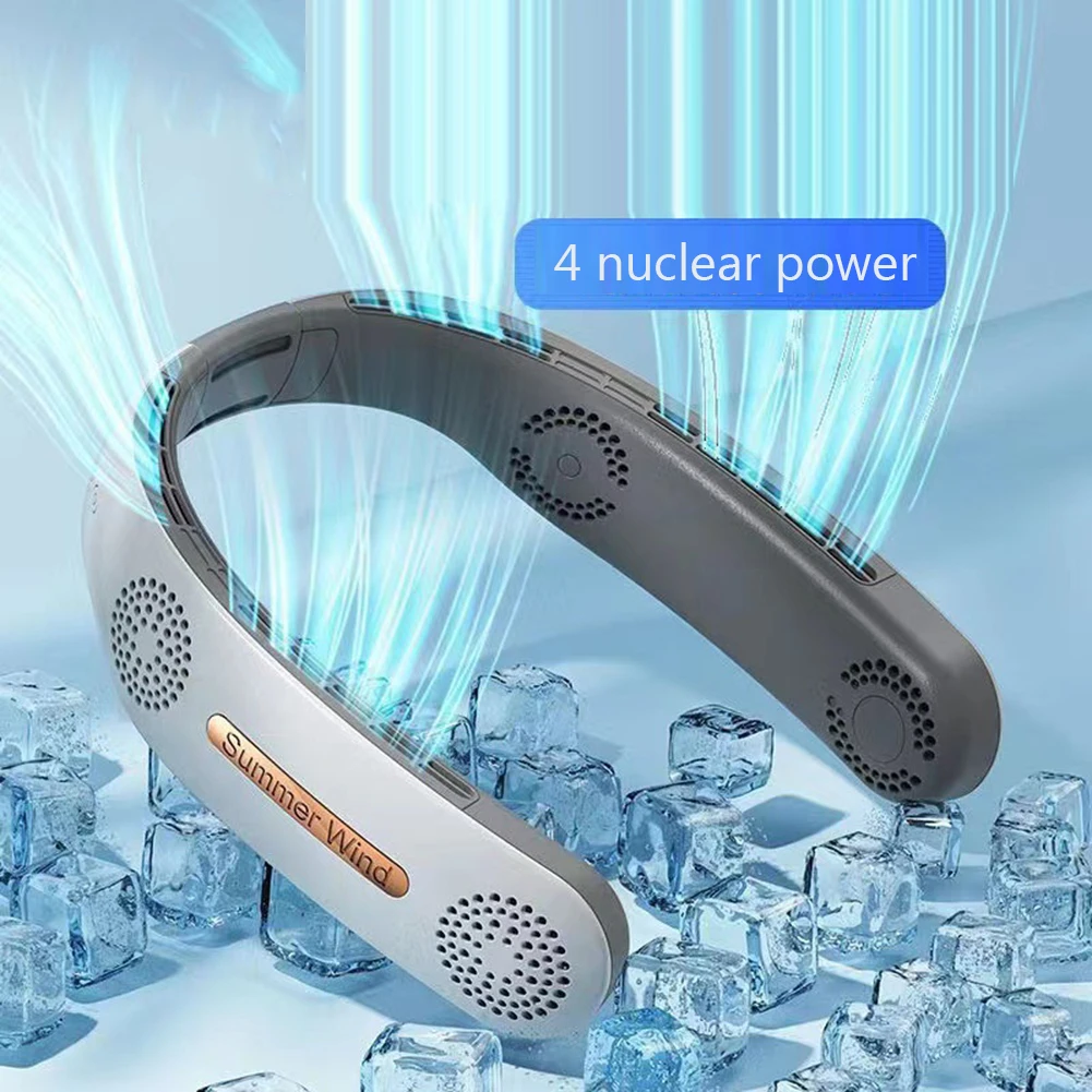 

USB-вентилятор с лямкой на шее, 2400 мАч