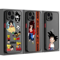 dragon ball cute and funny characters for apple iphone 13 12 11 mini xs pro max 8 7 6 plus frosted translucent funda phone case
