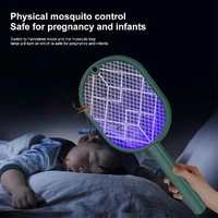 mosquito swatter 3000v electric insect racket swatter zapper usb rechargeable mosquito swatter kill fly bug zapper killer trap