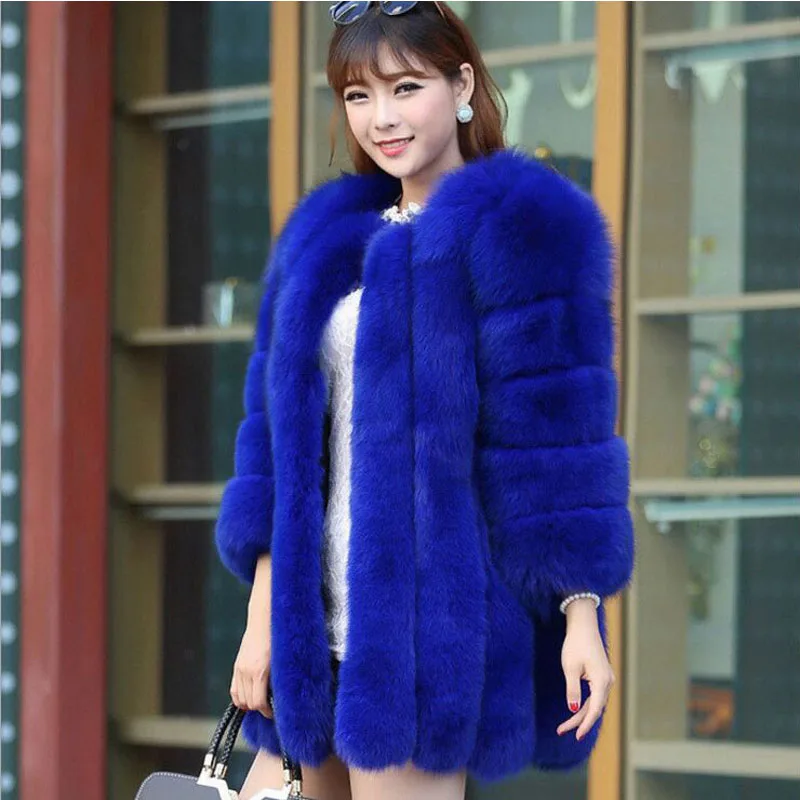 Winter Coat for Women Multicolor Women's Jacket and Faux Fur Warm Women's Jacket