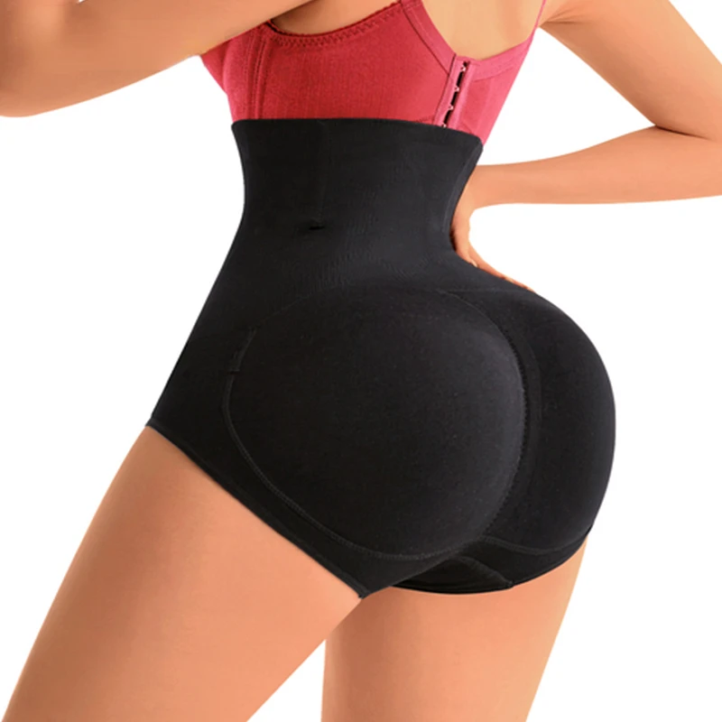 Velssut Womens Fake Ass Butt Lifter Pant Seamless Shapewear Hip Enhancer Booty Pad Push Up Underwear Butt Buttocks Body Shaper