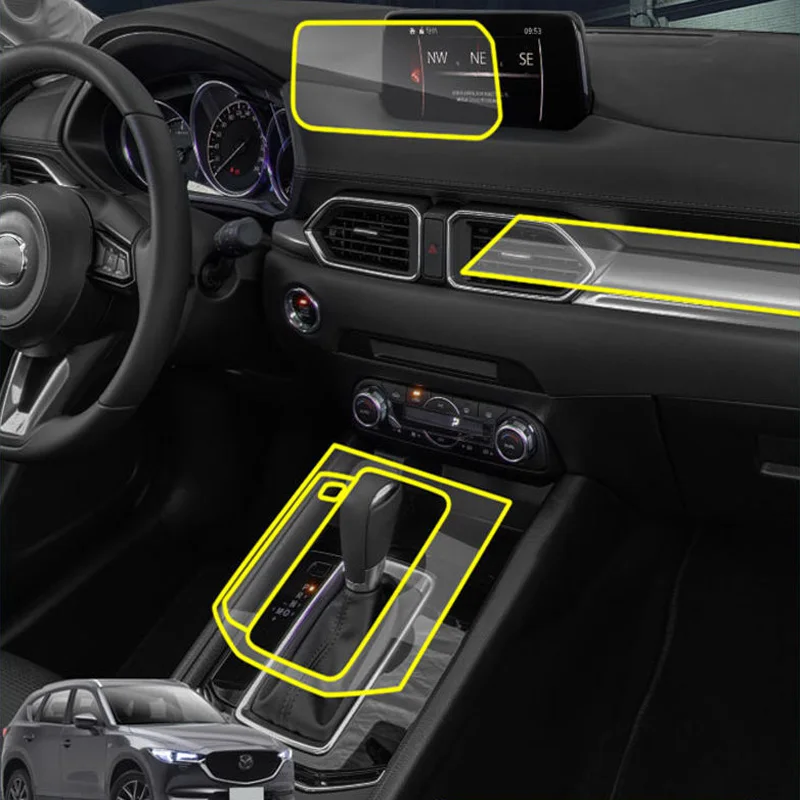 Наклейки для салона автомобиля приборной панели GPS отделка яркая мембрана