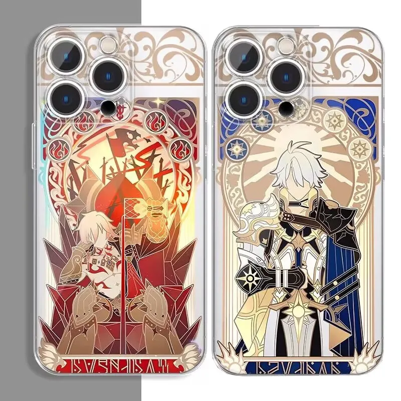 Фото Чехол для телефона Honkai Star Rail Phainon для IPhone 11 12 14 15 16 Pro Max Mini X XS Max 7 8 6 6S Plus, мягкий прозрачный чехол №4