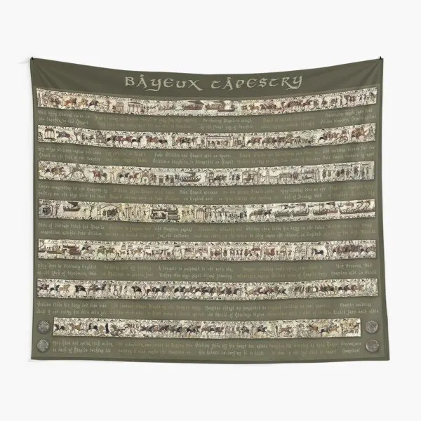 

Bayeux Full Scenes With Story Tapestry Mat Living Blanket Decor Decoration Wall Towel Home Colored Art Hanging Yoga Bedroom