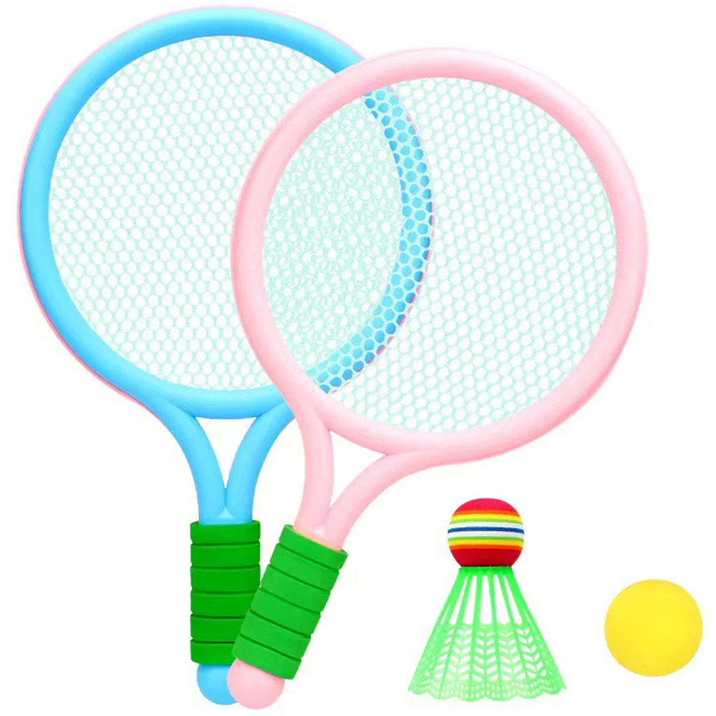 Kids Tennis Racket Balls Kids Tools Toddler Tennis Set Mini Badminton Set Badminton Toy Set Childrens Tylonal