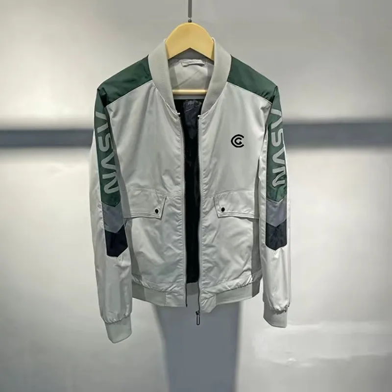 Spring Golf Jackets For Men's Golf Clothing 2023 Korea Fashion Casual Windbreaker Jacket Men Golf coats Zipper Bomber Jacket 3XL