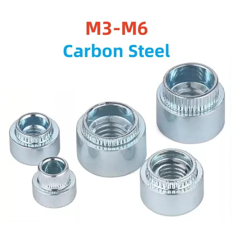 

Клепальная гайка из оцинкованной углеродистой стали, заклепка с ступенчатым тиснением M3 M4 M5 M6, пресс-клепка