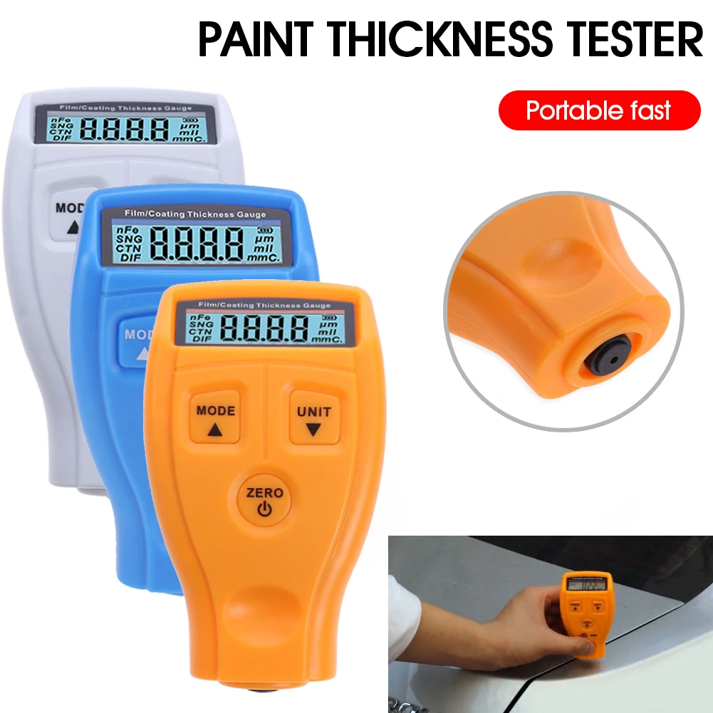 

GM200 Thickness Gauge Coating Paint Tester Automotive Test Tool Car Film Coating Measure Paint Gauge Car Paint Thickness Tester