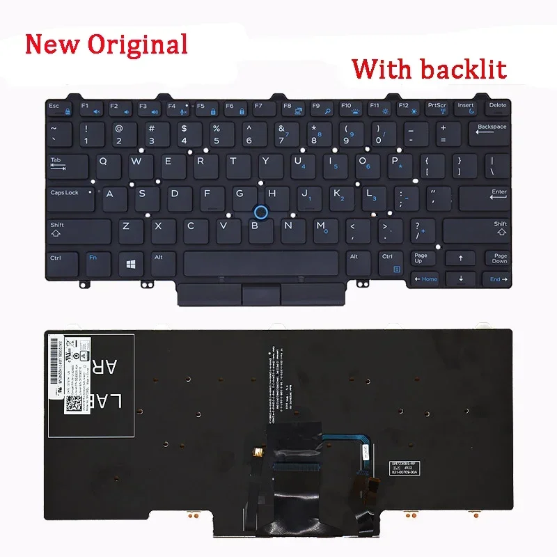 Новая оригинальная клавиатура для ноутбука совместимая с DELL Latitude 3340 3350 5480 5490 E3340