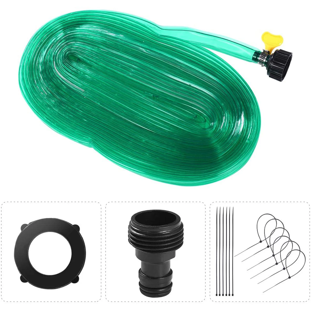 

Trampoline Water Sprinkler Summer Outdoor Water Game Sprinkler Fun Water Party Toy for Kids 39ft Trampoline Sprinkler Water