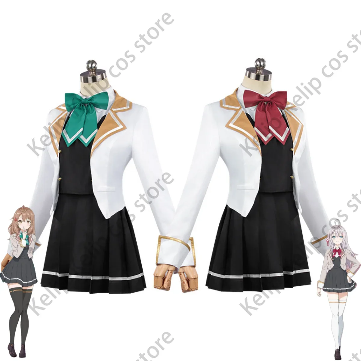 Аниме Alya иногда скрывает ее чувства в России Suo Yuki Alisa Mikhaylovna Kujo косплей костюм