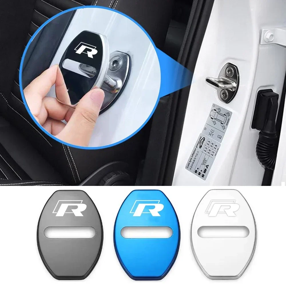 4 шт. автомобильные логотипы для VW R Volkswagen Polo Tiguan TOURAN CADDY PASSAT TIGUAN