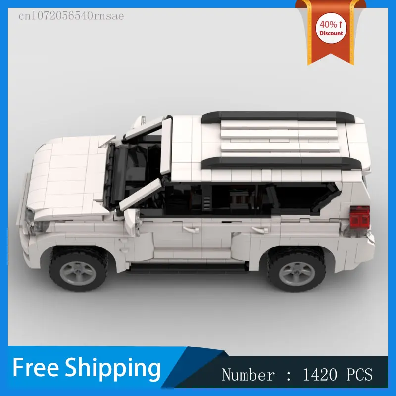 Строительные блоки MOC Land Cruiser Camper модульная модель автомобиля сборка игрушек