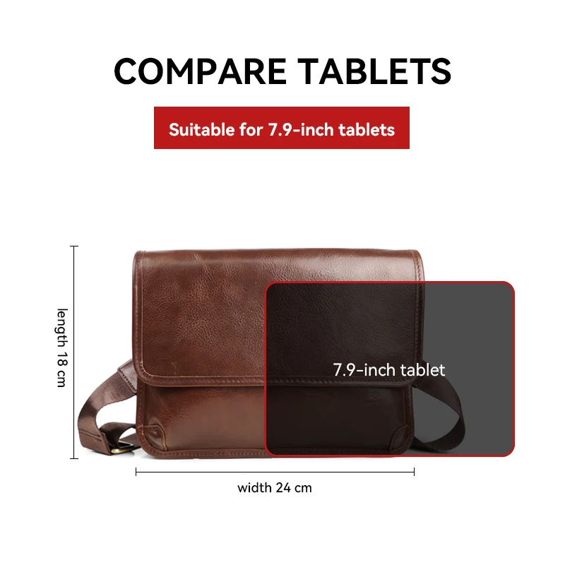 Повседневная мужская нагрудная сумка через плечо из натуральной кожи