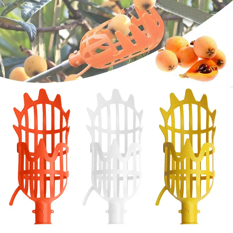 

Garden Basket Fruit Picker Head Multi-Color Plastic Fruit Picking Tool Catcher Agricultural Bayberry Jujube Picking Supplies