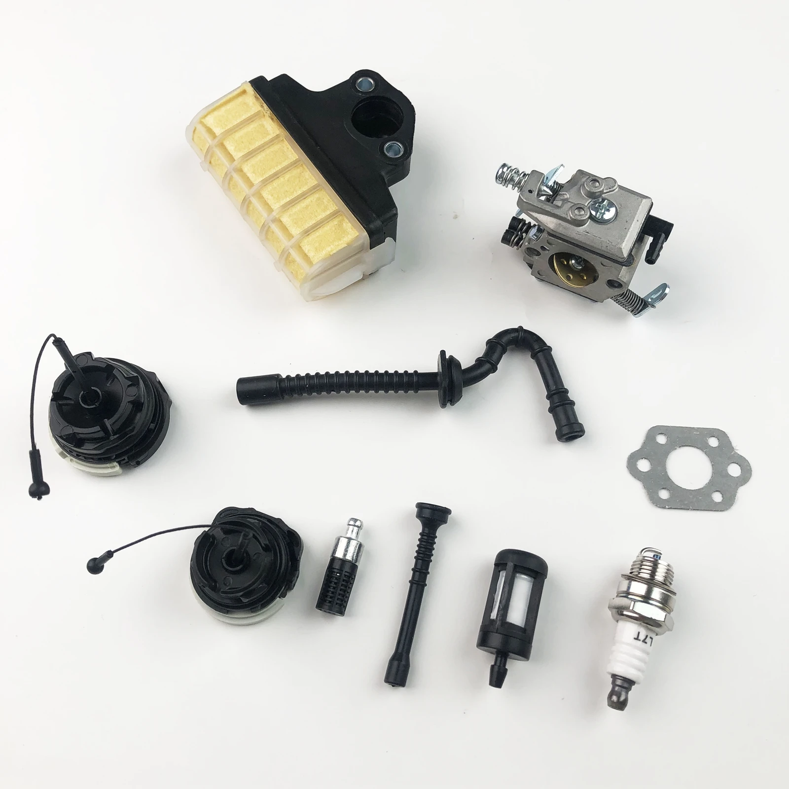 Комплект карбюратора 1kit MS250 для бензопил Stihl 021 023 025 MS210 MS230 MS250 Harbot, замена WT286, воздушный фильтр, топливный шланг, прокладка, заглушка (art.: 3920d8a9eadf9) - 3920d8a9eadf9