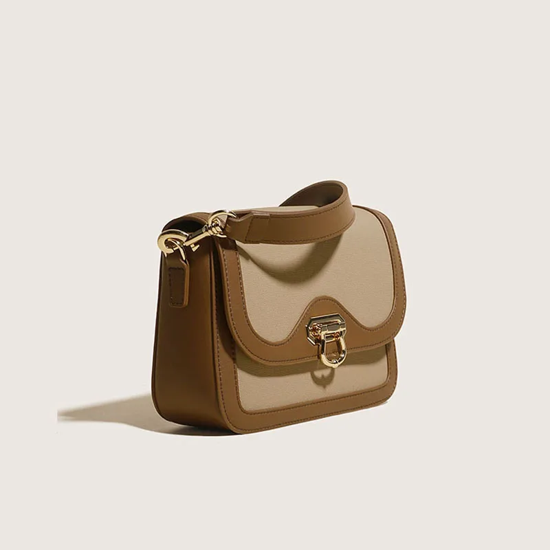 Genuine Leather Women Crossbody Shoulder Bags 2022 New Casual Saddle Bags For Women Designer Handbags and Purse Messenger Bag