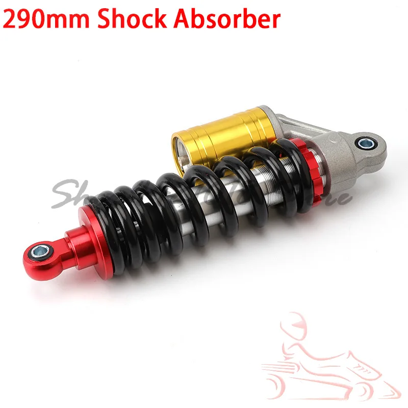 

motorcycle accessories 290mm adjustable damping rear Shock Absorber Suspension with nitrogen gas for DirtBike Gokart Quad ATV