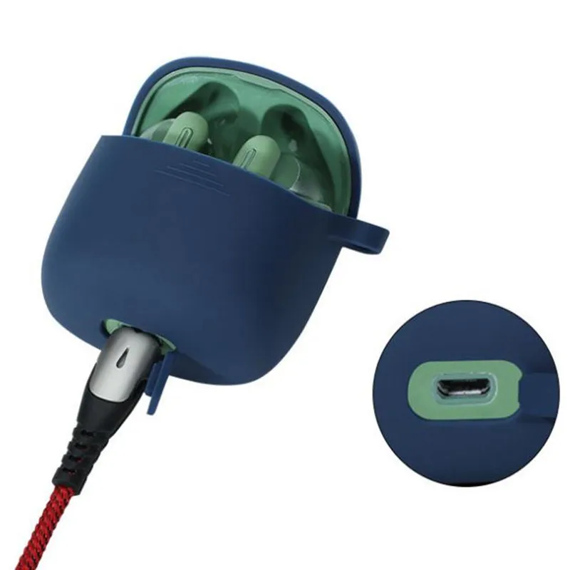 Чехол для Bluetooth наушников Disney Marvel для JBL 220 TWS / Tune 225 из кремния с зарядным ящиком.