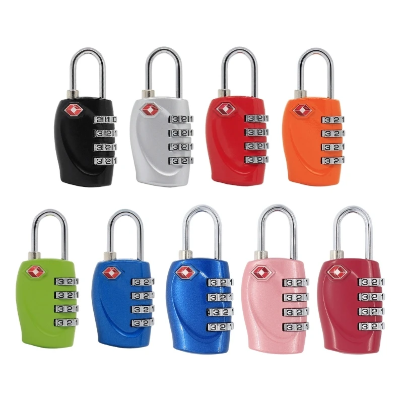 

Padlock Digit Password Combination Padlocks Password Padlock Zinc Alloy Material for Gym Outdoor Locker Cases Luggages