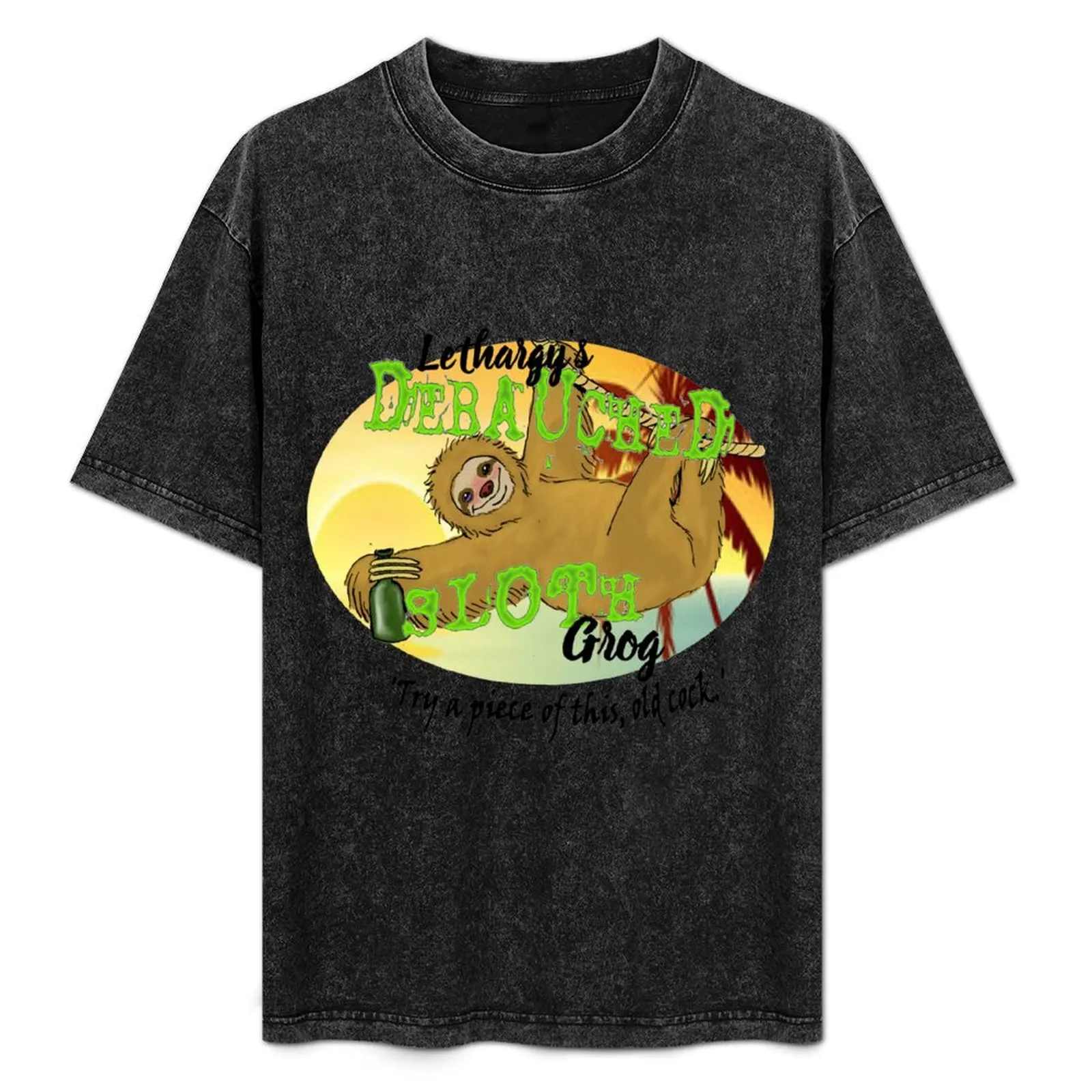 Футболка Lethargy с рисунком разбитого ленивости быстросохнущая графическая