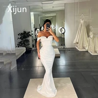xijun ivory mermaid evening dresses sweetheart off the shoulder party gowns fashion serene dignified robe de soiree for pageant