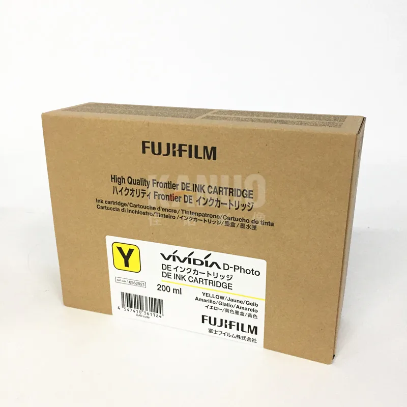 

Оригинальный чернильный картридж Fujifilm DE100, чернила Fuji, желтый, 200 мл