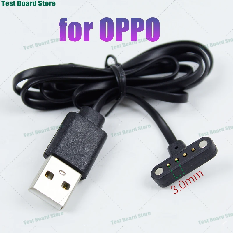 1 шт. PogoT Тип 4P 3 0 мм смарт-браслет часы Магнитный зарядный провод для OPPO/GT2/DM98 DM20 LemX10