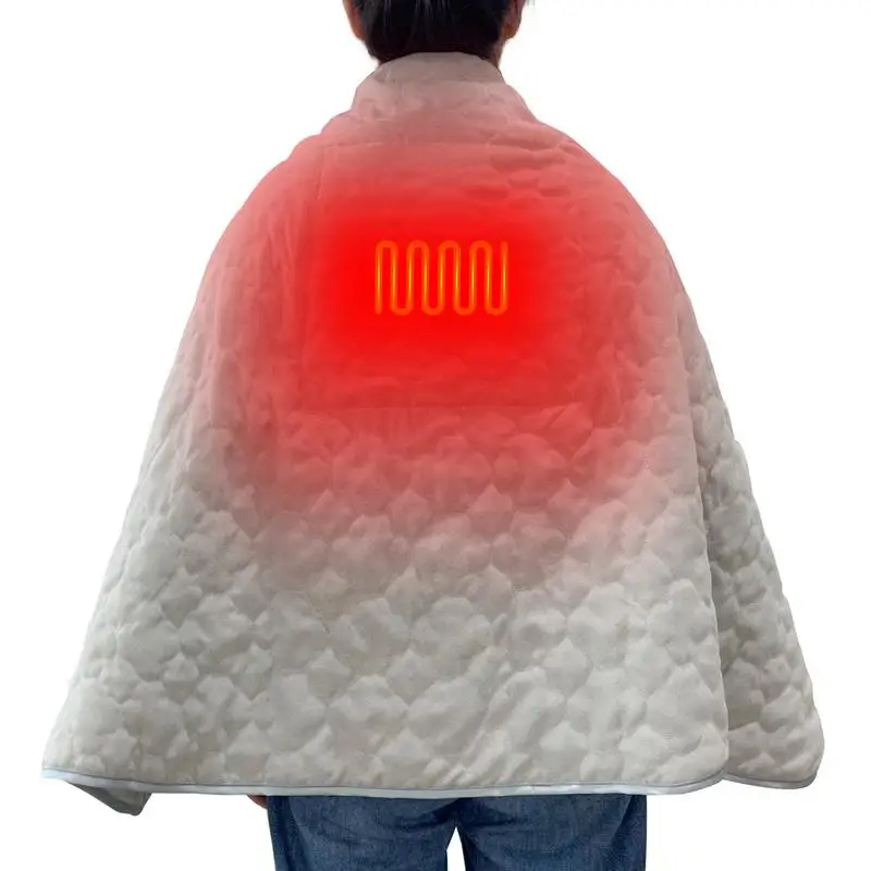 

Портативное одеяло с подогревом, быстрый нагрев, 3 уровня нагрева, защита от перегрева, машинная стирка