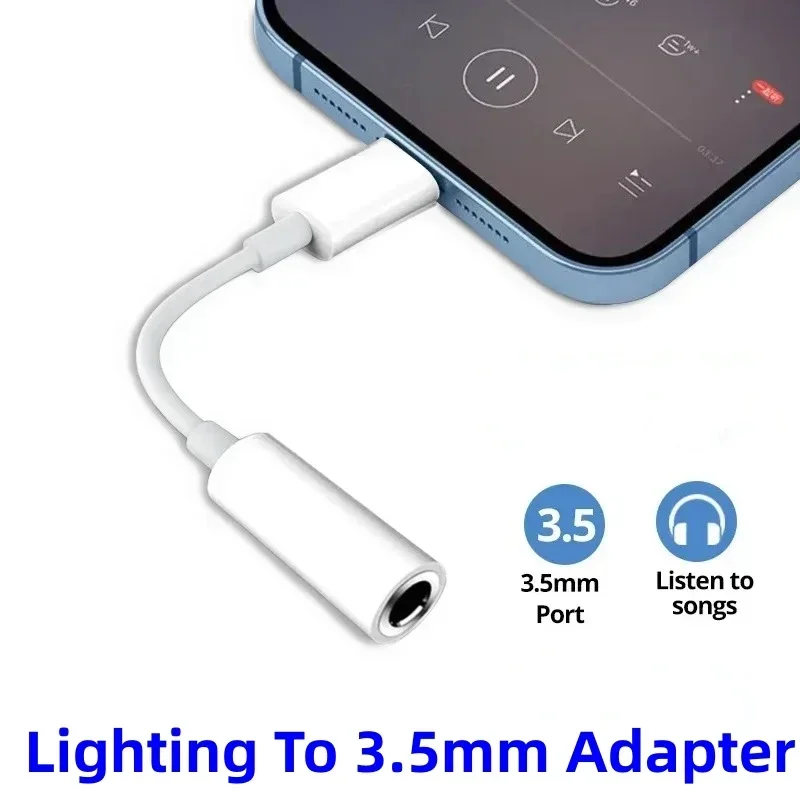 Адаптер для наушников Lighting/3 5 мм 8-5 IPhone 14 13 12 11 Pro Max Xr Xs 8 7