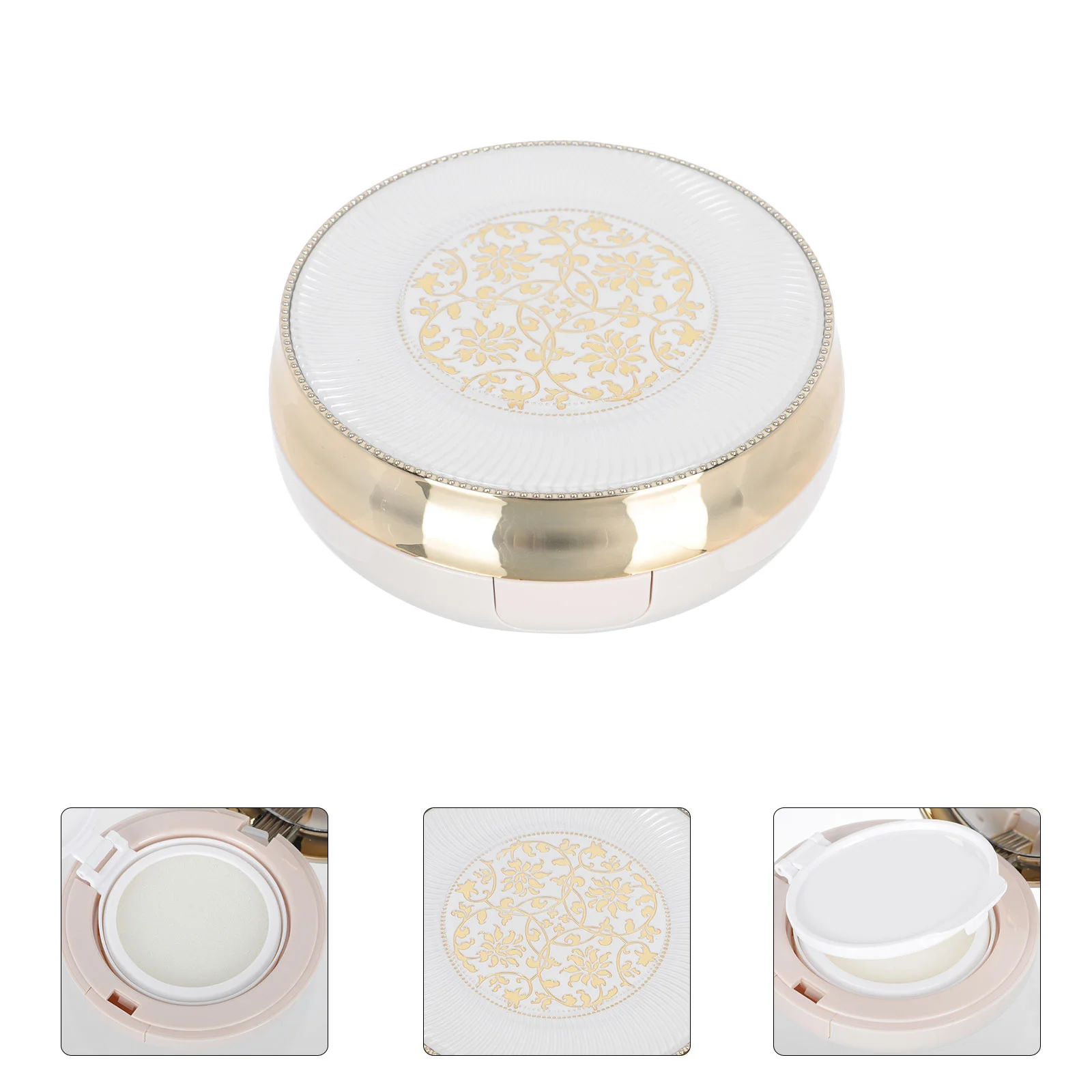

Cushion Powder Holder Case Liquid Travel Containers Slim Cream Makeup Foundation Air Box Empty