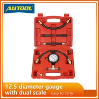 autool tu 113 auto fuel injection pump pressure tester kit car petrol gas engine cylinder compression gauge car compressometer