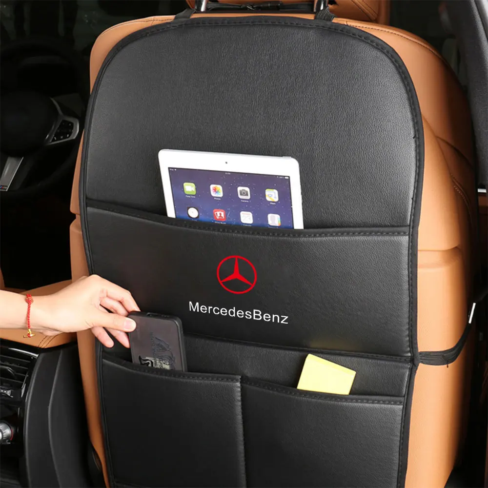 Сумка для хранения спинки автомобильного сиденья кожаная сумка игрушек