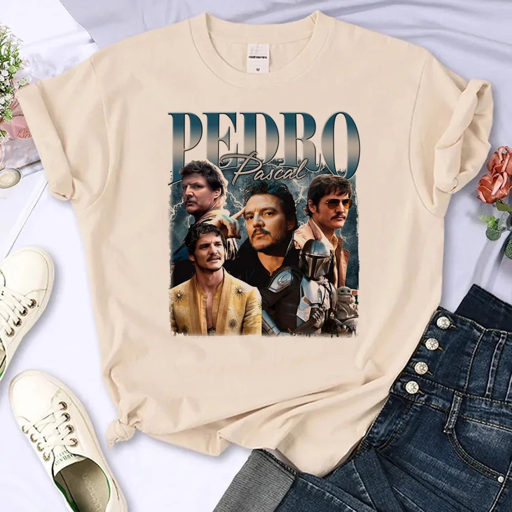 

Pedro Pascal t-shirts women streetwear Tee girl comic streetwear clothes