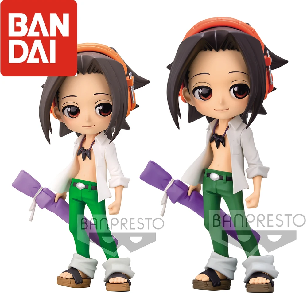 

Newest Banpresto Original Shaman King Anime Figure Q Posket Yoh Asakura 14Cm Action Doll Pvc Model Children's Toy Navidad Gift