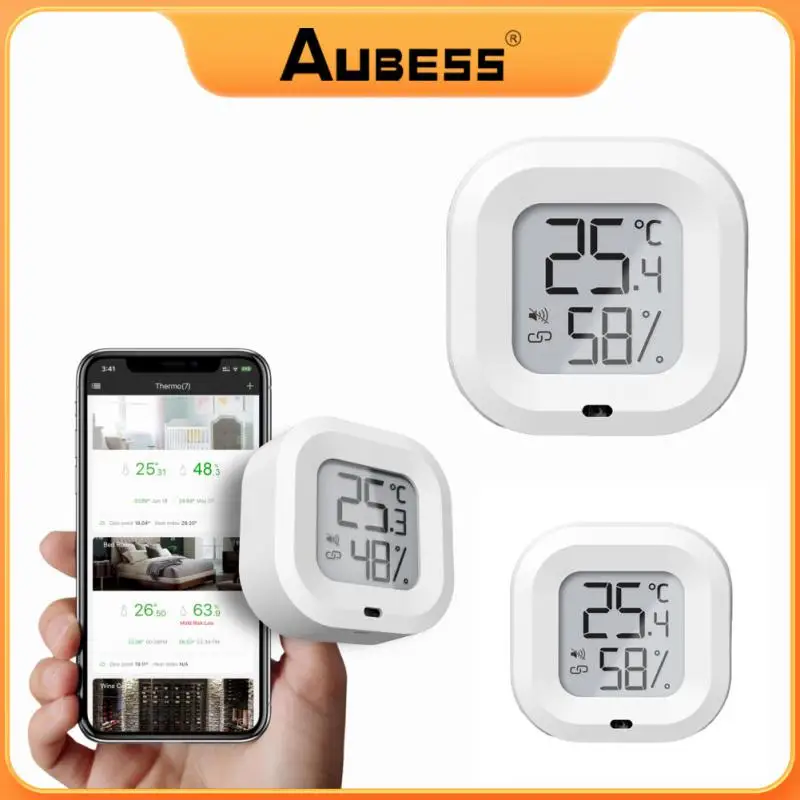 

Mini LCD Digital Electronic Temperature Sensor Indoor Room Bluetooth Temperature Humidity Meter Sensor Gauge Weather Station