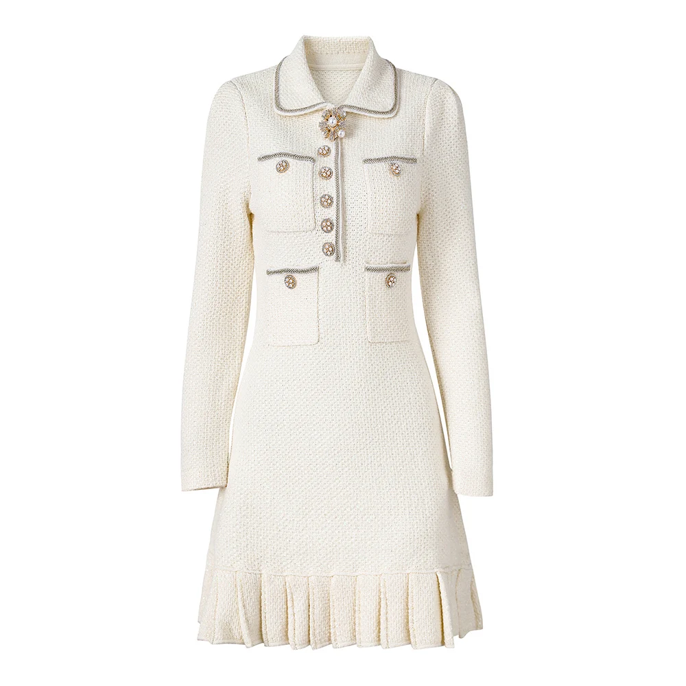 Роскошный дизайн 2 цвета бег/черный плотная ткань пуговицы с бриллиантами