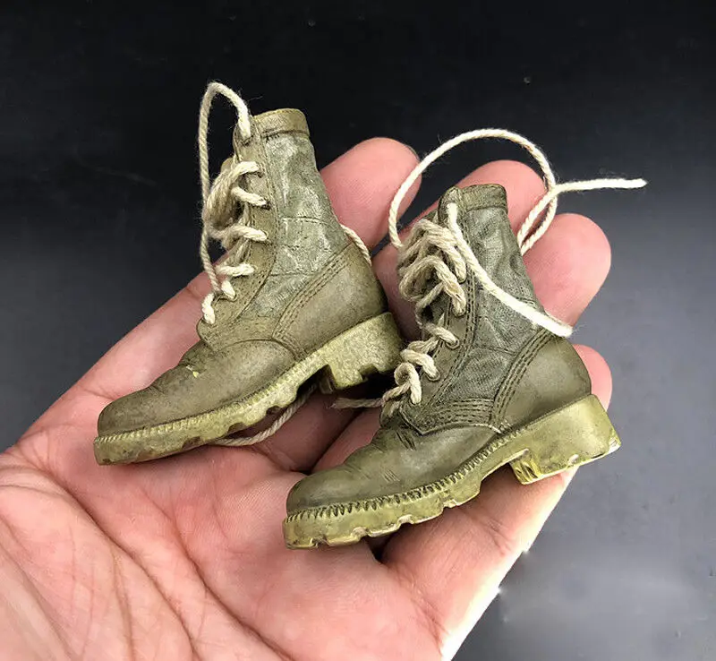 

1/6th U.S. Army PMC Sand Color Old Combat Hollow Boots Model for 12" Male Doll