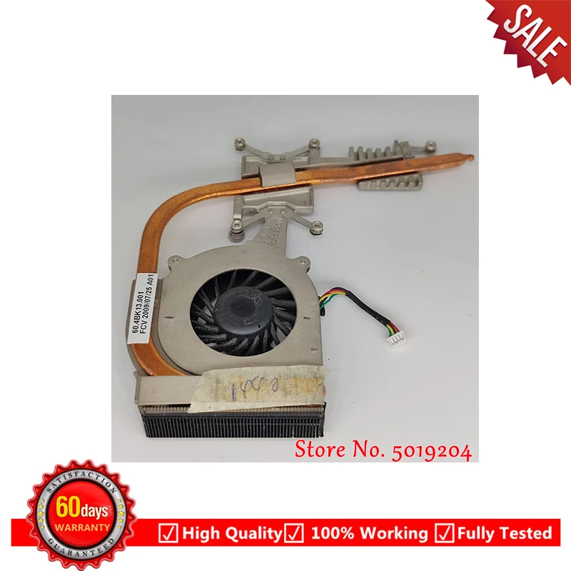 

For Dell Inspiron 1440 Radiator Laptop CPU Cooling HeatSink With Fan M146P 0M146P CN-0M146P 60.4BK13.001