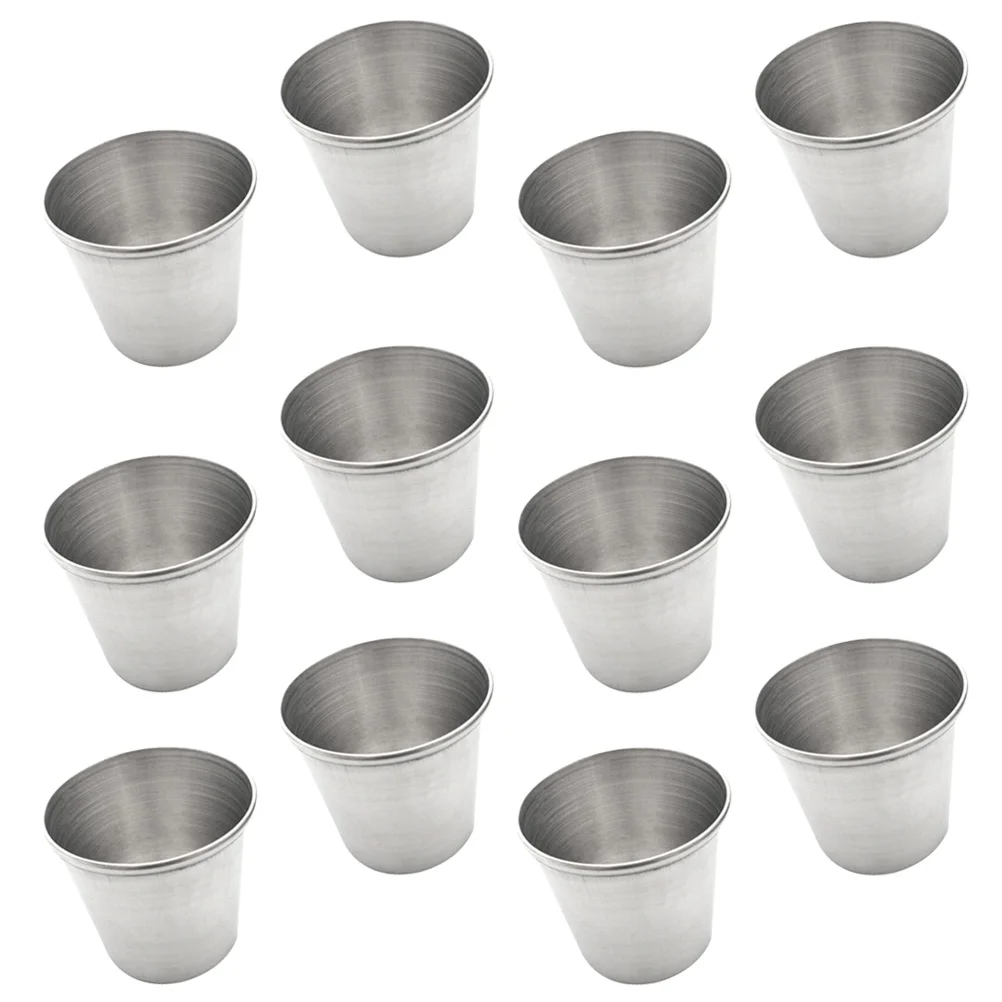 

12 Pcs Nspressso Christmas Dip Bowl Kids Clear Glasses Drinking Shot Grape Plates Set