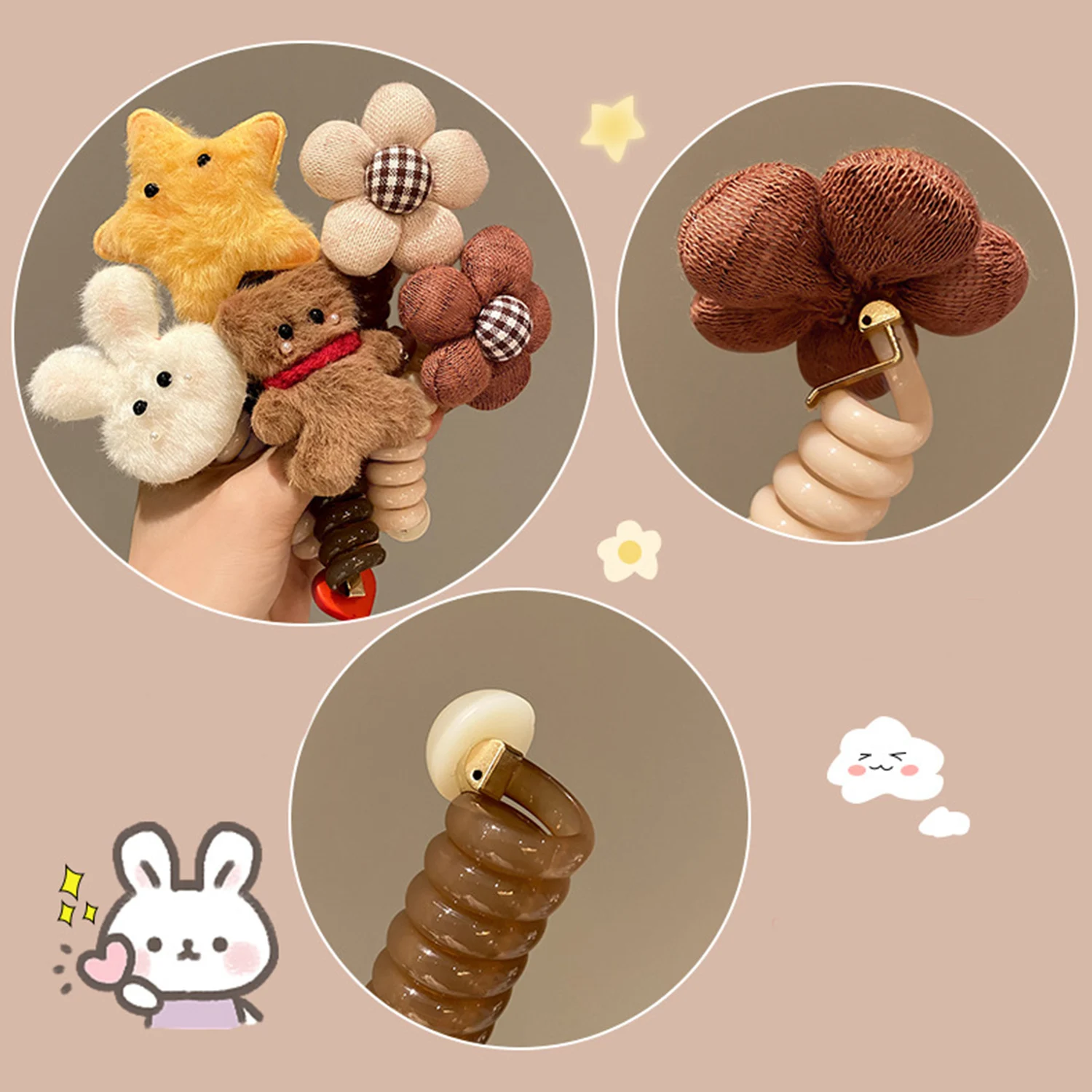 Рисунок 3 - Резинка для волос плюшевая в виде кролика