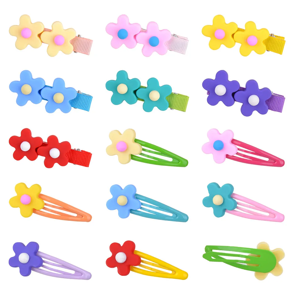 

14PCS/lot Children's Hair Clip Temperament New Sweet Japanese and Korean Students Clip Fashion Trend Girl Bangs Hair Clip