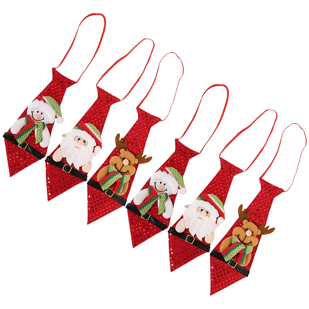 

Party Neck Ties Christmas Costume Men Holiday Fashion Fabric Necktie Xmas Decorations