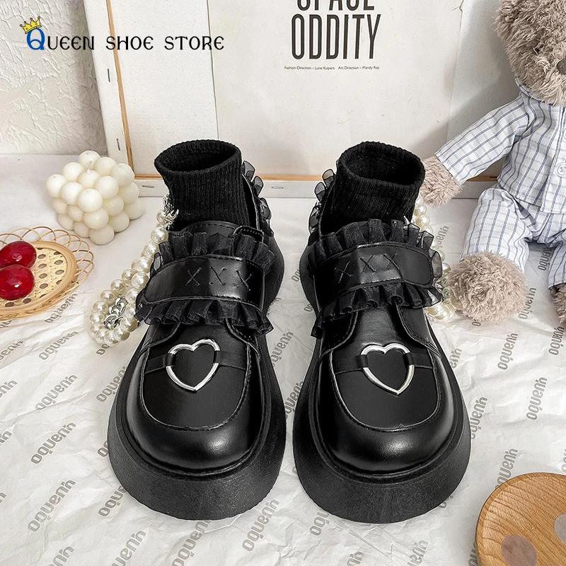 Mary Jane Shoes Women's 2022 Autumn New Retro Pu Small Leather Shoes Comfortable Wear-resistant Thick-soled Women's Shoes