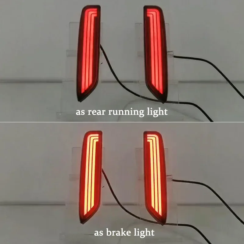 Автомобильный светодиодный отражатель заднего бампера для Mitsubishi Xpander Cross 2019 2020 2021