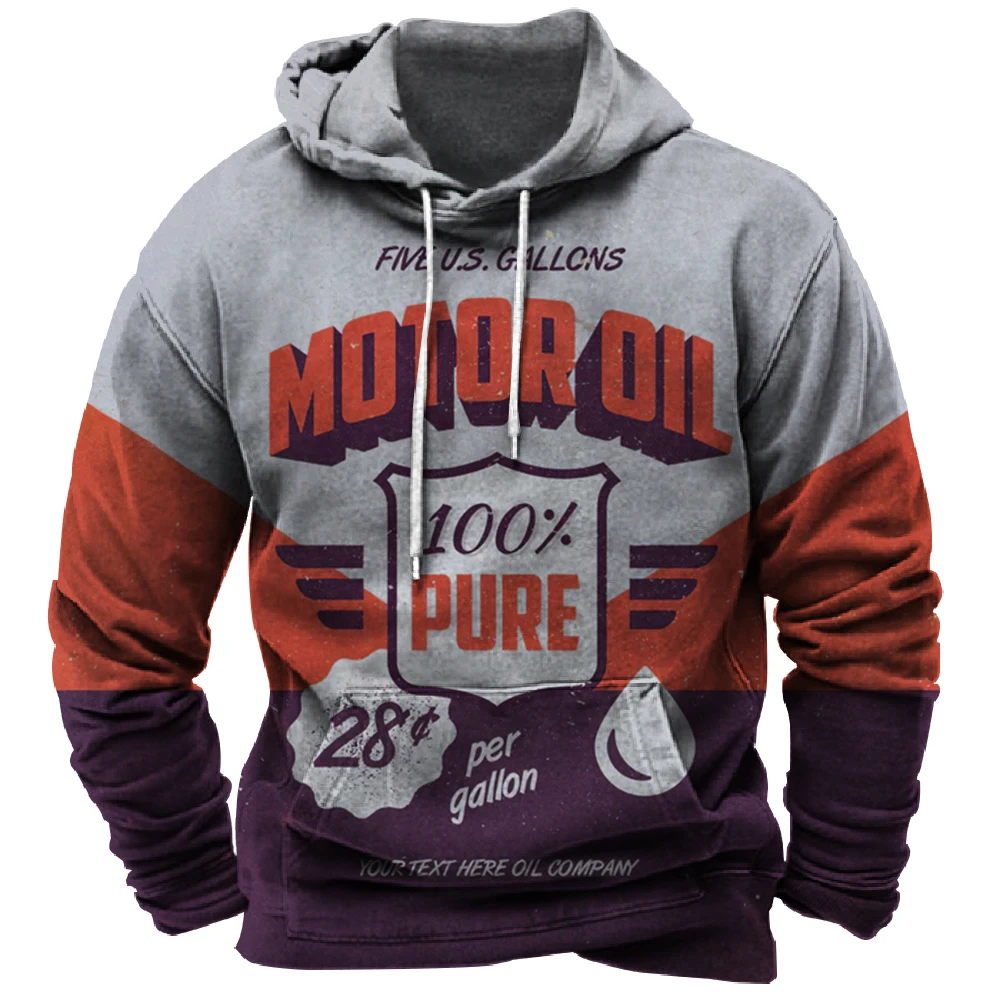 

Vintage Hoodie For Men Oil Brand Printed Hooded Sweatshirt Winter Oversized Pullover Tops Unisex Harajuku Clothing Casual Jacket